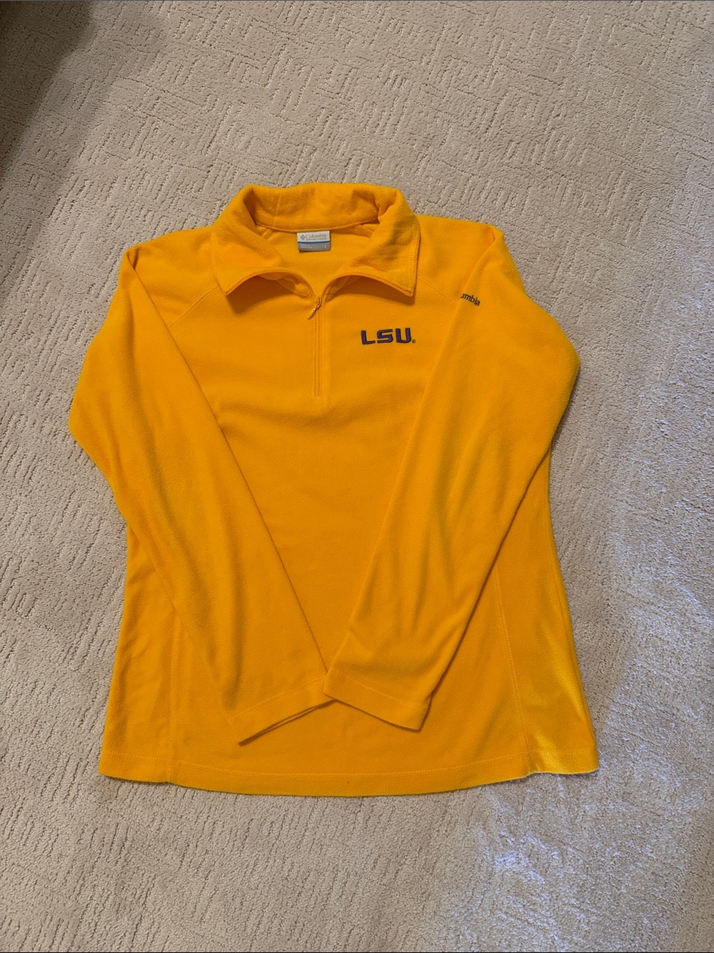 Columbia Women's LSU Gold Quarter-Zip Pullover